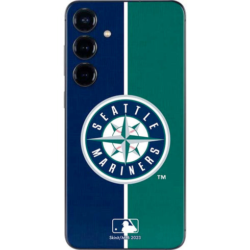 MLB Seattle Mariners Split Galaxy S25 Skin