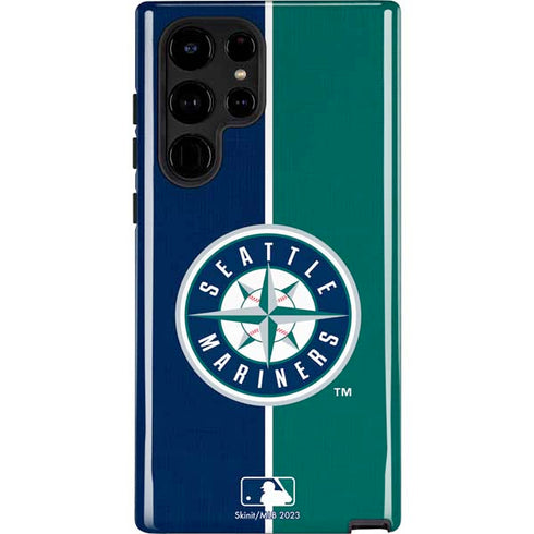MLB Seattle Mariners Split Galaxy S25 Ultra Impact Case