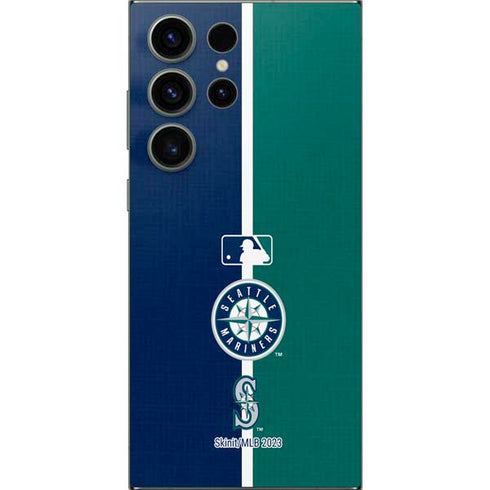 MLB Seattle Mariners Split Galaxy S24 Ultra Skin