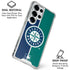 MLB Seattle Mariners Split Galaxy S25 Ultra Clear Case