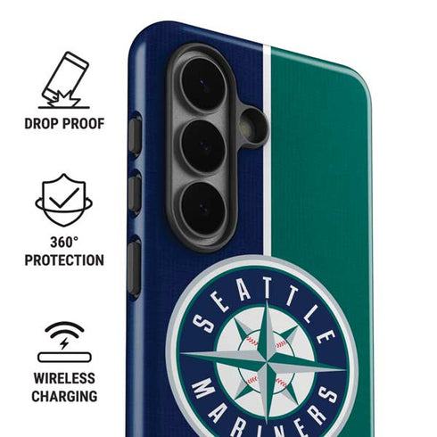 MLB Seattle Mariners Split Galaxy S26 Impact Case