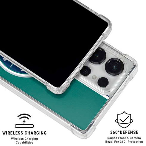 MLB Seattle Mariners Split Galaxy S26 Ultra Clear Case