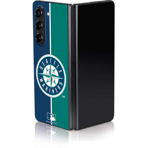 MLB Seattle Mariners Split Galaxy Z Fold5 5G Skin