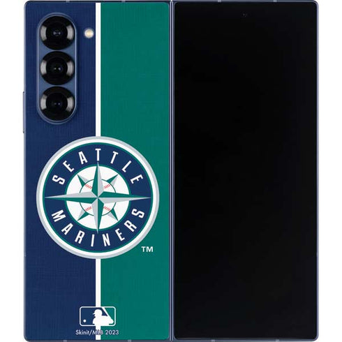 MLB Seattle Mariners Split Galaxy Z Fold6 Skin