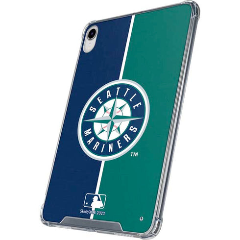 MLB Seattle Mariners Split iPad 11th Gen (2025) Clear Case
