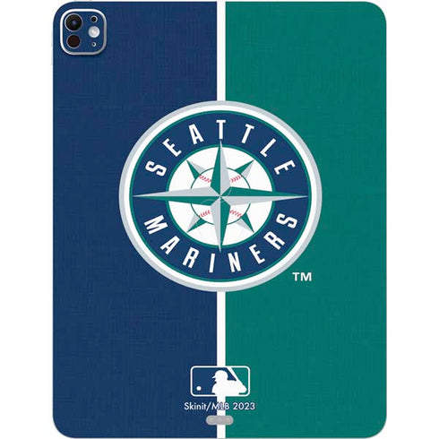 MLB Seattle Mariners Split iPad Pro 13in M4 (2024) Skin