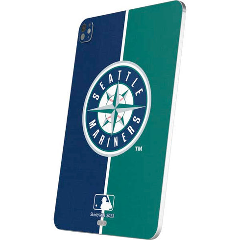 MLB Seattle Mariners Split iPad Pro 13in M4 (2024) Skin