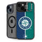 MLB Seattle Mariners Split iPhone 13 Kickstand Case