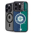MLB Seattle Mariners Split iPhone 13 Pro Kickstand Case