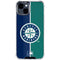 MLB Seattle Mariners Split iPhone 15 Clear Case