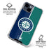 MLB Seattle Mariners Split iPhone 15 Clear Case