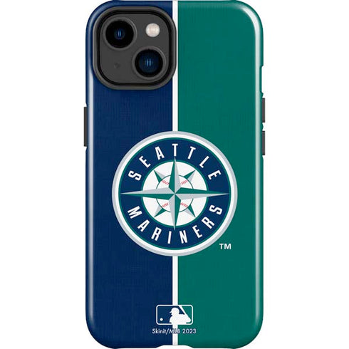 MLB Seattle Mariners Split iPhone 15 Impact Case