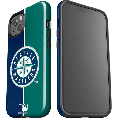 MLB Seattle Mariners Split iPhone 15 Impact Case