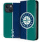 MLB Seattle Mariners Split iPhone 15 Plus Folio Case
