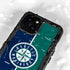 MLB Seattle Mariners Split iPhone 15 Plus Waterproof Case