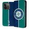 MLB Seattle Mariners Split iPhone 15 Pro Folio Case