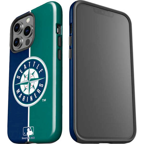 MLB Seattle Mariners Split iPhone 15 Pro Impact Case