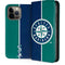 MLB Seattle Mariners Split iPhone 15 Pro Max Folio Case