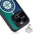 MLB Seattle Mariners Split iPhone 15 Pro Max Kickstand Case