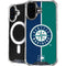 MLB Seattle Mariners Split iPhone 16 MagSafe Case