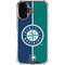 MLB Seattle Mariners Split iPhone 16 Plus Clear Case