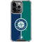 MLB Seattle Mariners Split iPhone 16 Pro Clear Case