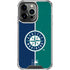 MLB Seattle Mariners Split iPhone 16 Pro Clear Case