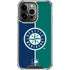 MLB Seattle Mariners Split iPhone 16 Pro Max Clear Case