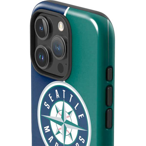 MLB Seattle Mariners Split iPhone 16 Pro Max Impact Case