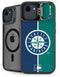MLB Seattle Mariners Split iPhone 16e Kickstand Case