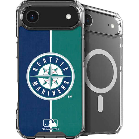 MLB Seattle Mariners Split iPhone 17 Air MagSafe Case
