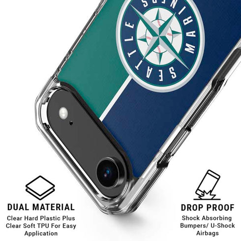 MLB Seattle Mariners Split iPhone 17 Air MagSafe Case