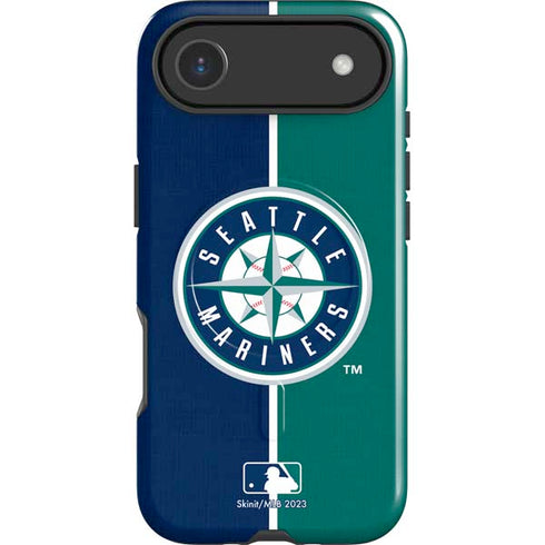MLB Seattle Mariners Split iPhone 17 Air Magsafe Impact Case