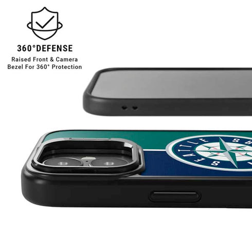 MLB Seattle Mariners Split iPhone 17 Kickstand Case