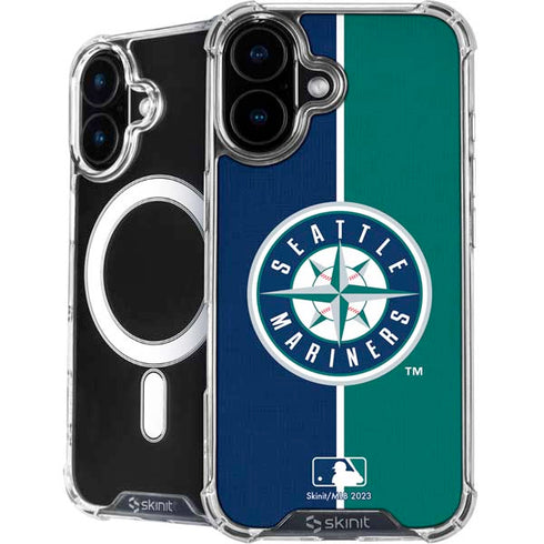 MLB Seattle Mariners Split iPhone 17 MagSafe Case