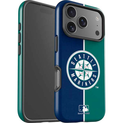 MLB Seattle Mariners Split iPhone 17 Pro Impact Case