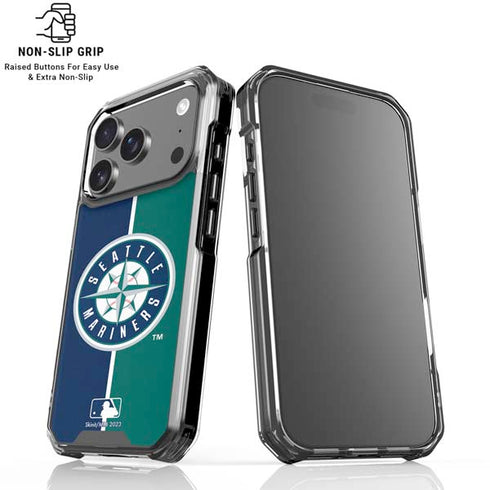 MLB Seattle Mariners Split iPhone 17 Pro MagSafe Case