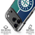 MLB Seattle Mariners Split iPhone 17 Pro Max Clear Case