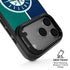 MLB Seattle Mariners Split iPhone 17 Pro Max Kickstand Case