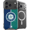 MLB Seattle Mariners Split iPhone 17 Pro Max MagSafe Case
