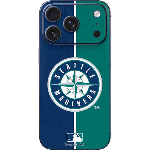 MLB Seattle Mariners Split iPhone 17 Pro Max Skin