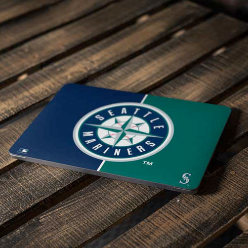MLB Seattle Mariners Split Apple MacBook Air Skin