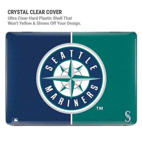 MLB Seattle Mariners Split MacBook Pro 14in (2021-24) Case plus Skin