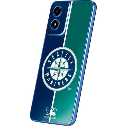 MLB Seattle Mariners Split Moto G Play 4G (2024) Skin