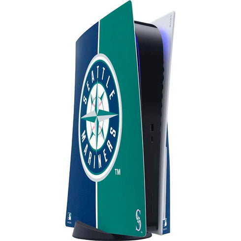 MLB Seattle Mariners Split PlayStation PS5 Skins
