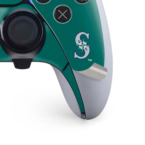 MLB Seattle Mariners Split PS5 DualSense Edge Pro Controller Skin