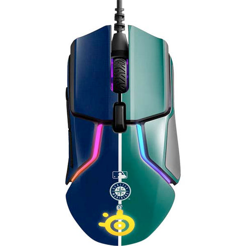 MLB Seattle Mariners Split SteelSeries Rival 600 Gaming Mouse Skin