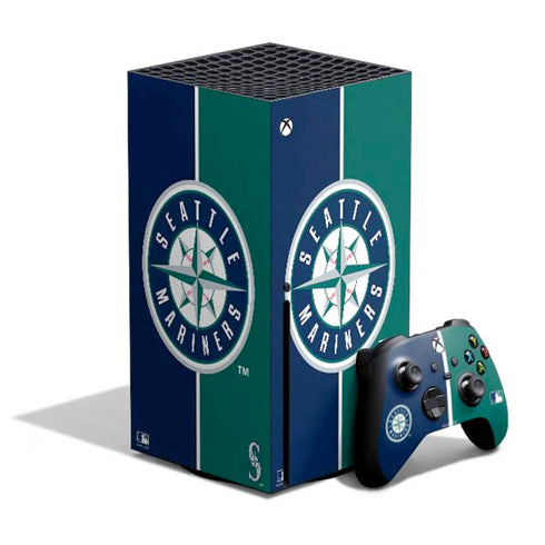 MLB Seattle Mariners Split Xbox Series X Bundle Skin