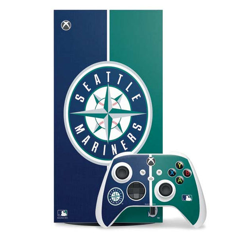 MLB Seattle Mariners Split Xbox Series X Skins