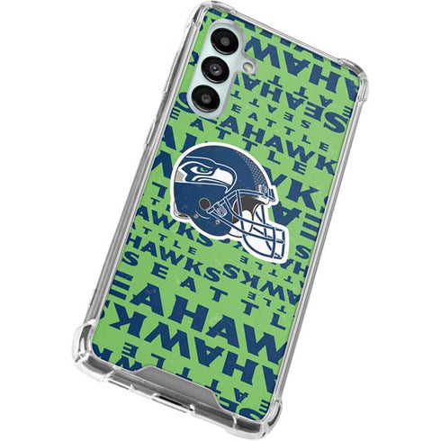 NFL Seattle Seahawks - Blast Green Galaxy A16 5G Clear Case